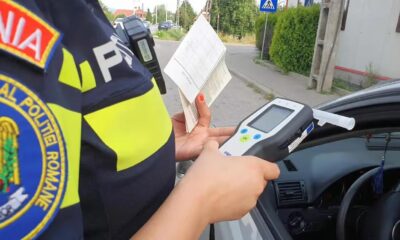 Băut la volan, fără permis, prins în miez de noapte