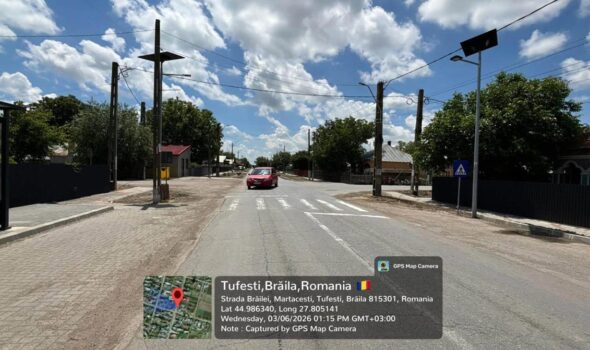 Premieră națională la Brăila! Treceri de pietoni iluminate în întreg județul