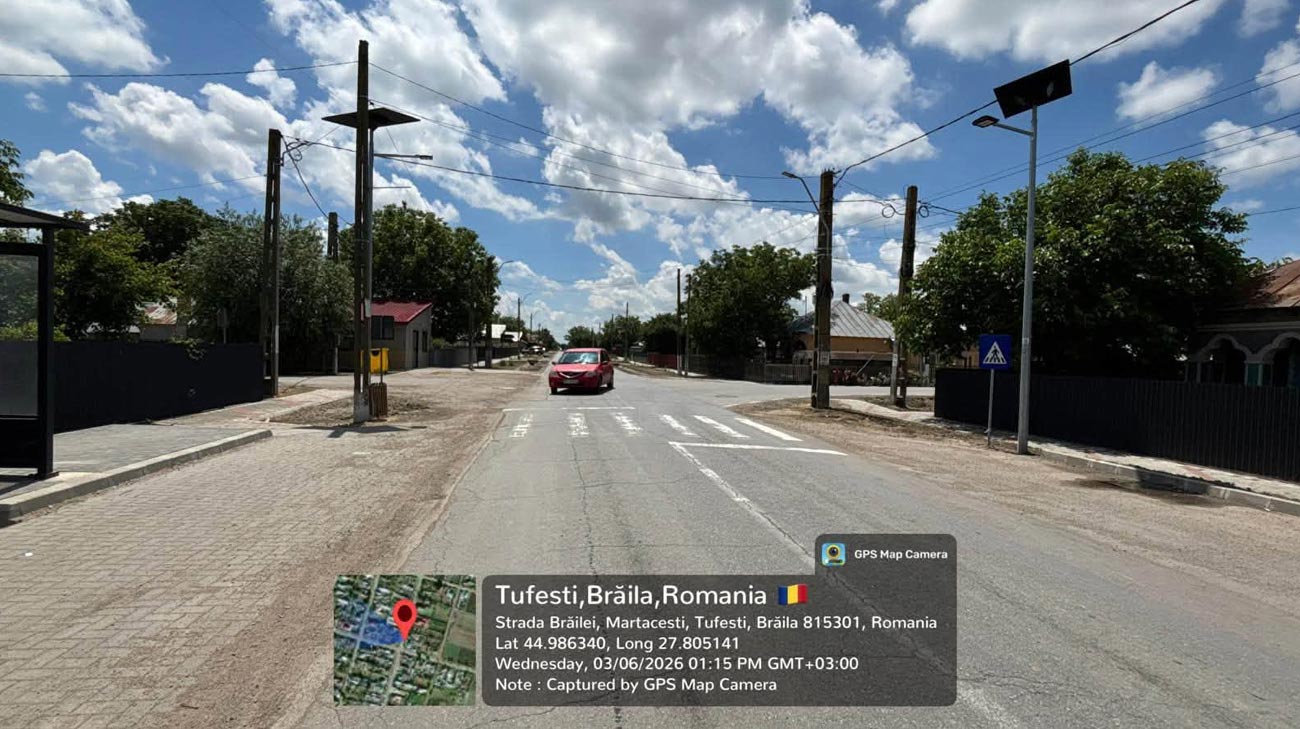 Premieră națională la Brăila! Treceri de pietoni iluminate în întreg județul