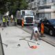 Lucrare în premieră: plăci din beton în staţia de la Telefoane