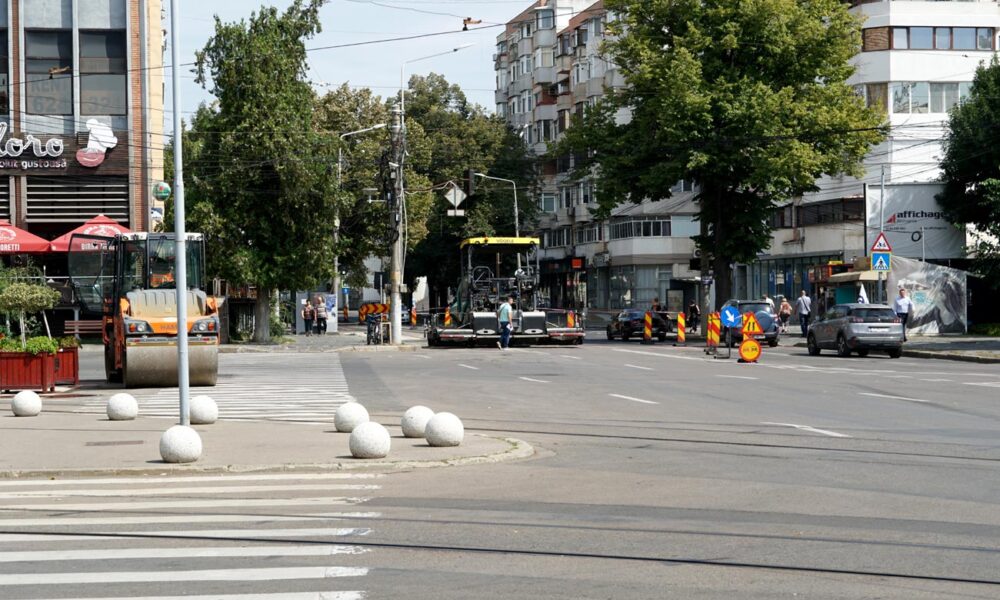 Lucrare în premieră: plăci din beton în staţia de la Telefoane