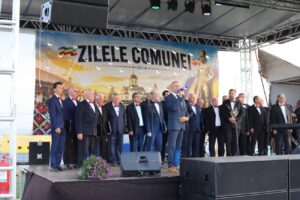 Corul ”ARMONIA” i-a încântat pe localnicii din Tudor Vladimirscu, la ceas aniversar