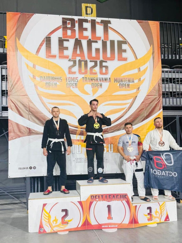 Performanța unui jandarm brăilean la competiția de Jiu-Jitsu Transilvania Open – Etapa a III-a a Belt League