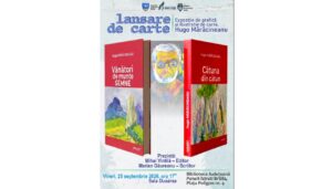 Hugo Mărăcineanu, dublă lansare de carte și expoziție de grafică