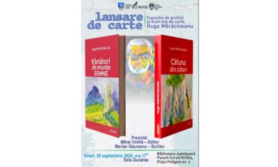 Hugo Mărăcineanu, dublă lansare de carte și expoziție de grafică