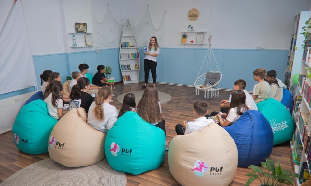 Copii atrași spre lumina cunoașterii. Încă o școală din județul Brăila inclusă în proiectul ”Bibliotecile Creionăm Viitorul”