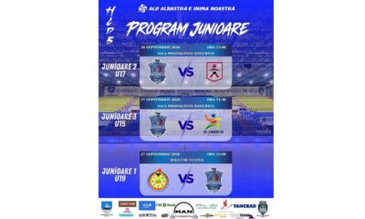 Teste oficiale pentru junioarele de la HC Dunărea Brăila pe 26 și 27 septembrie