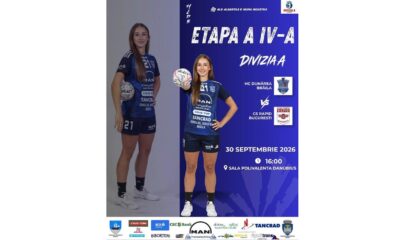 HC Dunărea Brăila – Rapid București, handbal de Divizia A în Polivalentă