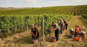 400 de lei pe zi la culesul strugurilor, dar viticultorii din Galați nu găsesc oameni