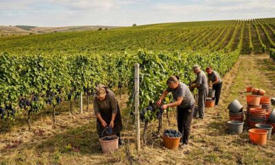 400 de lei pe zi la culesul strugurilor, dar viticultorii din Galați nu găsesc oameni