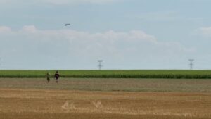 Posibilă dronă căzută în zona Gropeni
