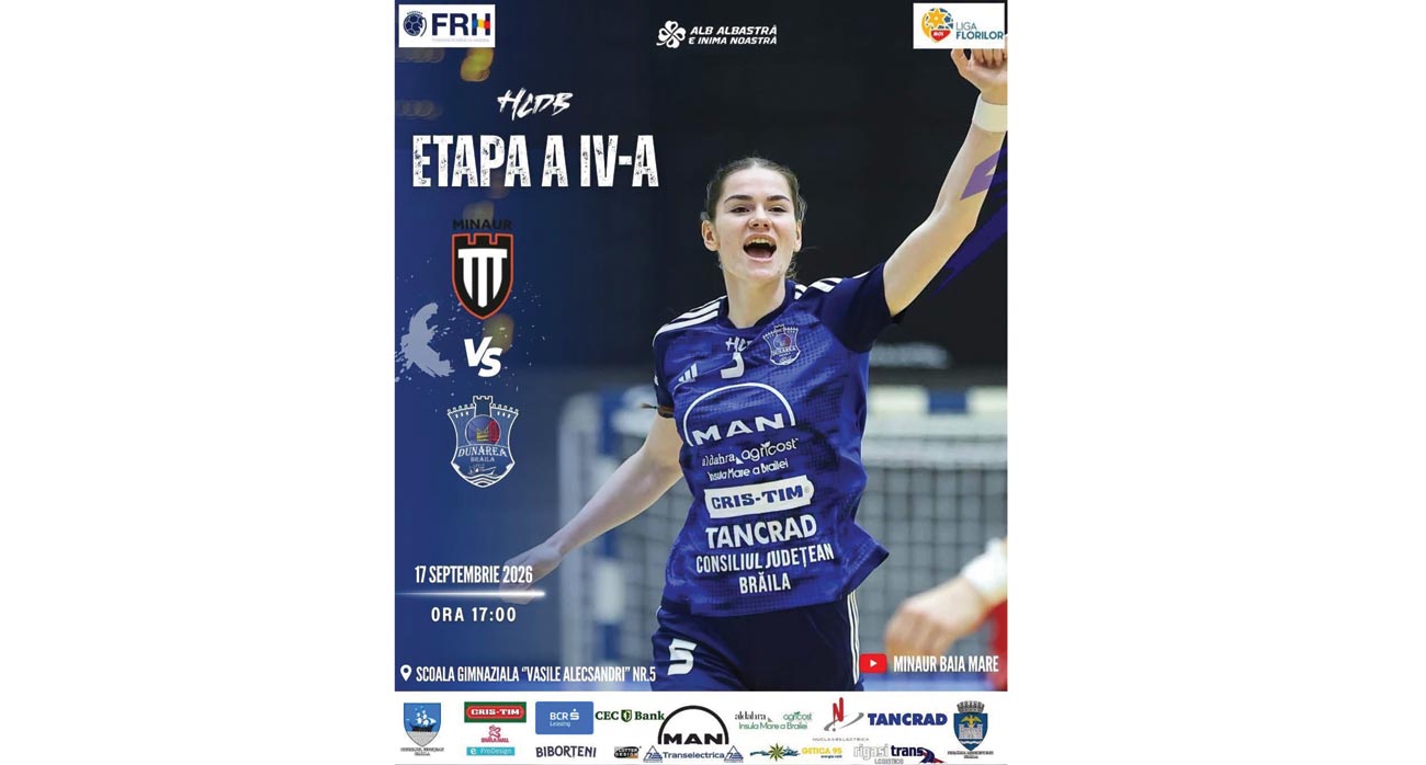HC Dunărea Brăila vizează al patrulea succes consecutiv
