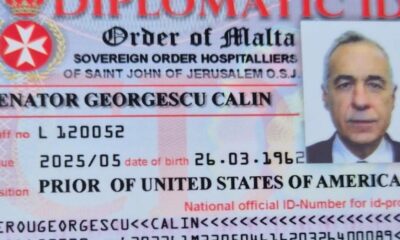 Ce este Ordinul Cavalerilor de Malta, organizația care apare pe legitimația falsă găsită acasă la Călin Georgescu