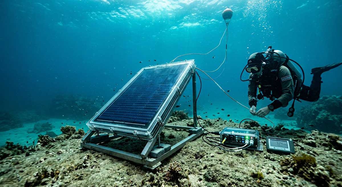 Panourile fotovoltaice funcționează și sub apă. Test reușit la 10 metri adâncime