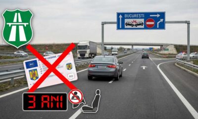 Permis anulat și trei ani interdicție de a da examen pentru șoferii care circulă pe contrasens