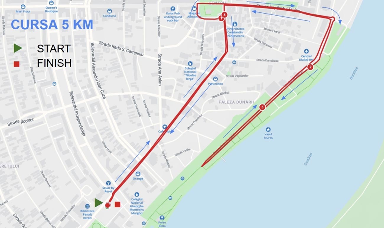 Restricții de trafic în Brăila și pe Podul peste Dunăre, duminică. Are loc Brăila BRIDGE Half-Marathon