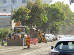 Strada Griviței a intrat în reparații