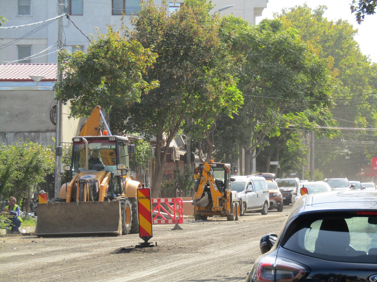 Strada Griviței a intrat în reparații