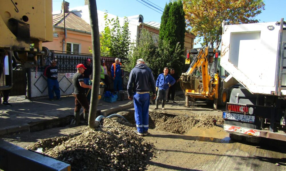 Strada Griviței a intrat în reparații