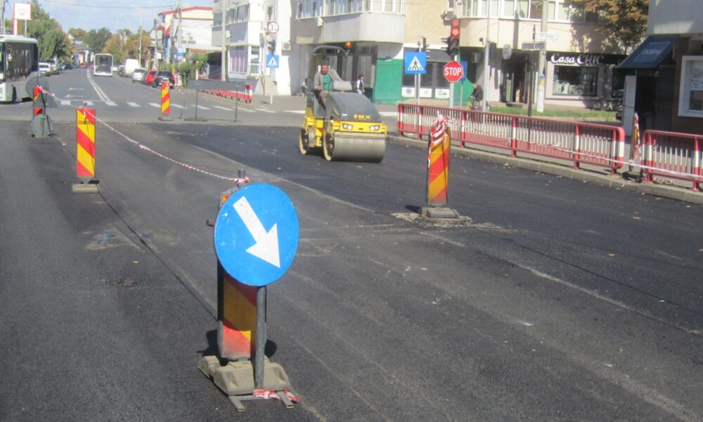 Strada Griviței a intrat în reparații