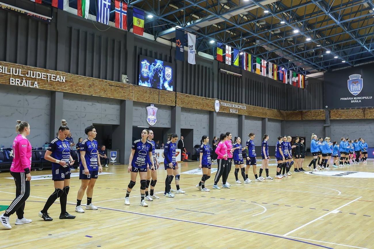 CSM București a câștigat cu 30-23 meciul cu HC Dunărea Brăila