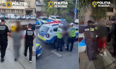 Trei infractori reținuți de polițiști în weekend. Doar unul a fost arestat preventiv