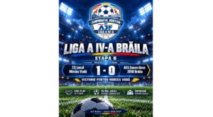 CS Local Mircea Vodă produce prima surpriză în Liga a IV-a la fotbal
