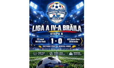 CS Local Mircea Vodă produce prima surpriză în Liga a IV-a la fotbal