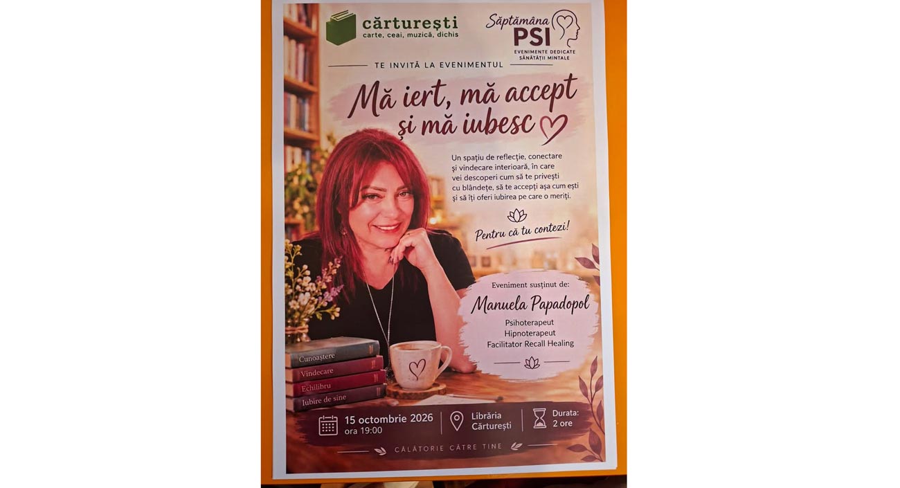 „Mă iert, mă accept și mă iubesc”