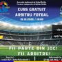 Curs gratuit de formare a arbitrilor de fotbal la AJF Brăila