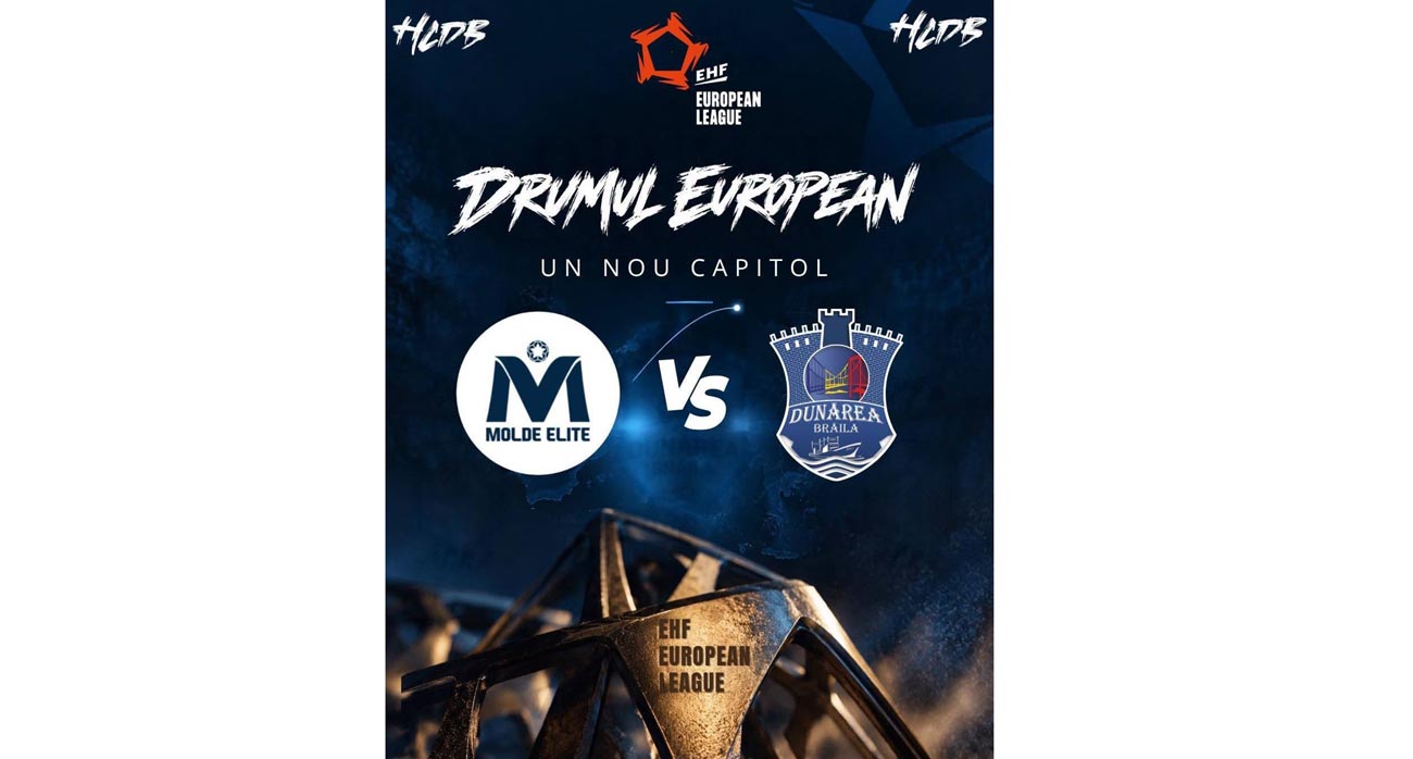 HC Dunărea Brăila va înfrunta Molde Elite din Norvegia în turul trei preliminar al EHF European League