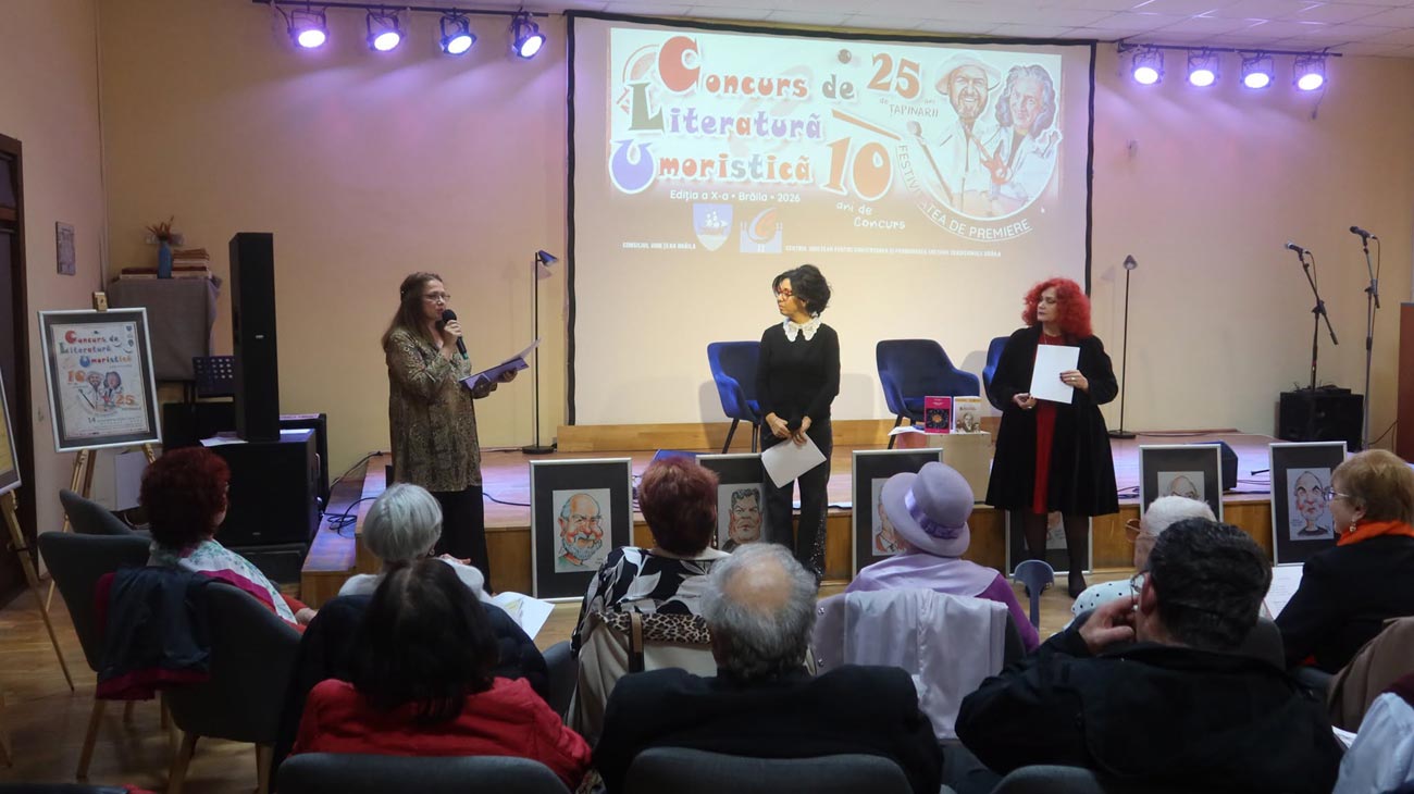 Au fost desemnați câștigătorii Concursului Național de Literatură Umoristică