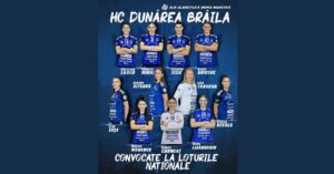 HC Dunărea Brăila dă cele mai multe jucătoare la lotul național