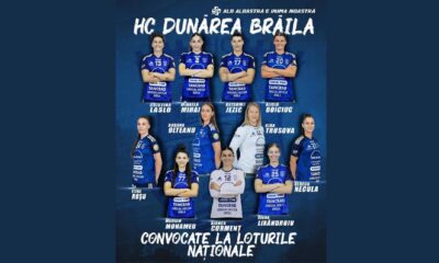 HC Dunărea Brăila dă cele mai multe jucătoare la lotul național