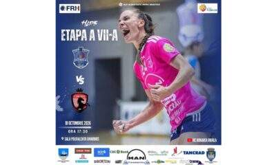 HC Dunărea, favorită clară pe teren propriu în etapa a 7-a din Liga Florilor, cu CSM Iași