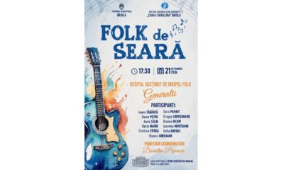 „Folk de seară” la Casa Memorială „Petre Ștefănescu-Goangă”