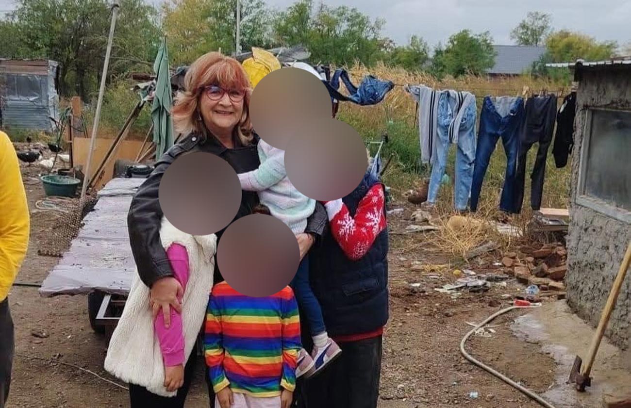 Familie cu patru copii, sprijinită de „Îngerii lui Costel”. „Poftiți în curte... nu avem mare lucru, dar averea și puterea mea sunt copiii”