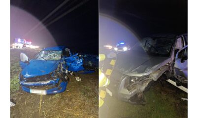 Accident rutier pe DN2B, între Silistraru și Lacu Sărat. Doi șoferi au ajuns la spital