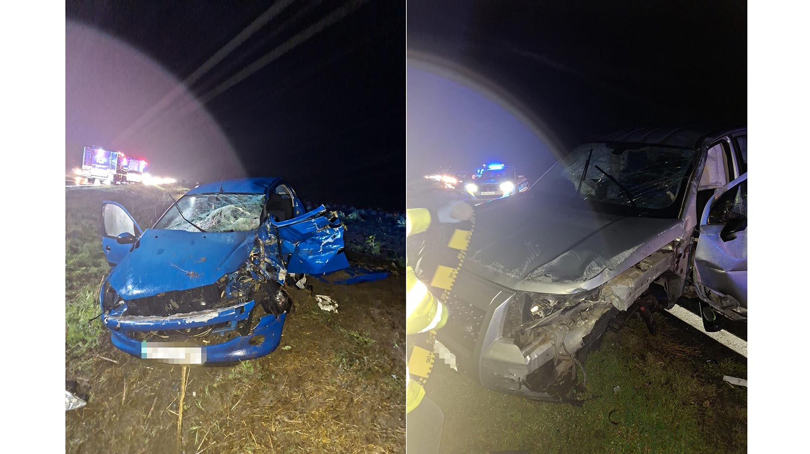 Accident rutier pe DN2B, între Silistraru și Lacu Sărat. Doi șoferi au ajuns la spital