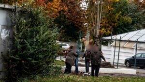 Bătaie în fața școlii din cauza modului în care părinții își parchează mașinile când aduc copiii la cursuri