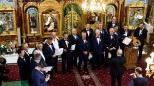 Corul bărbătesc „Armonia”, omagiat la Sfântu Gheorghe