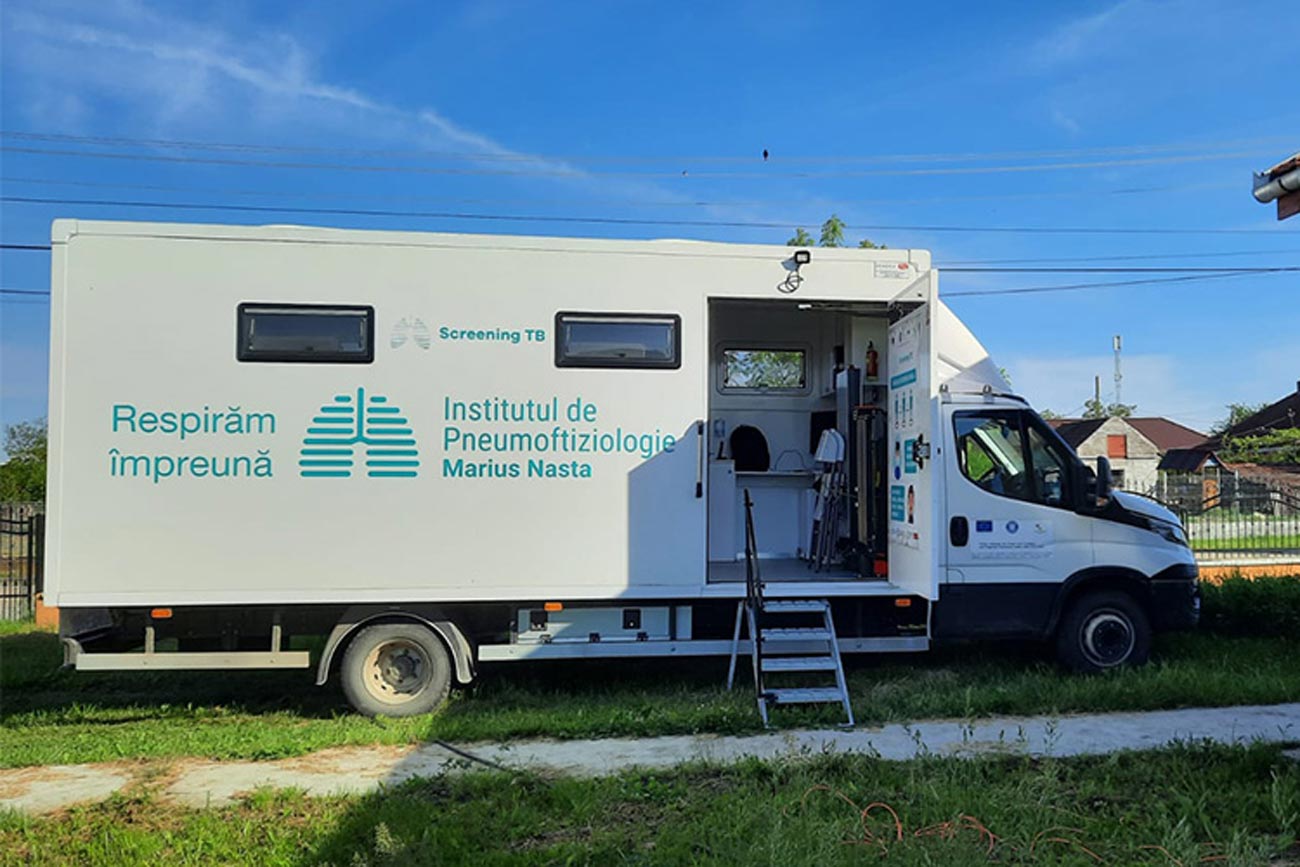 Caravana Screening TB la Brăila - Investigații gratuite de depistare precoce a tuberculozei și a altor afecțiuni pulmonare și cardiace