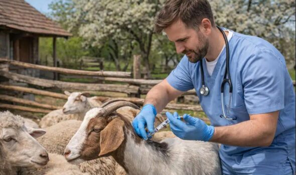 Începe vaccinarea gratuită la ovine și caprine în județul Brăila